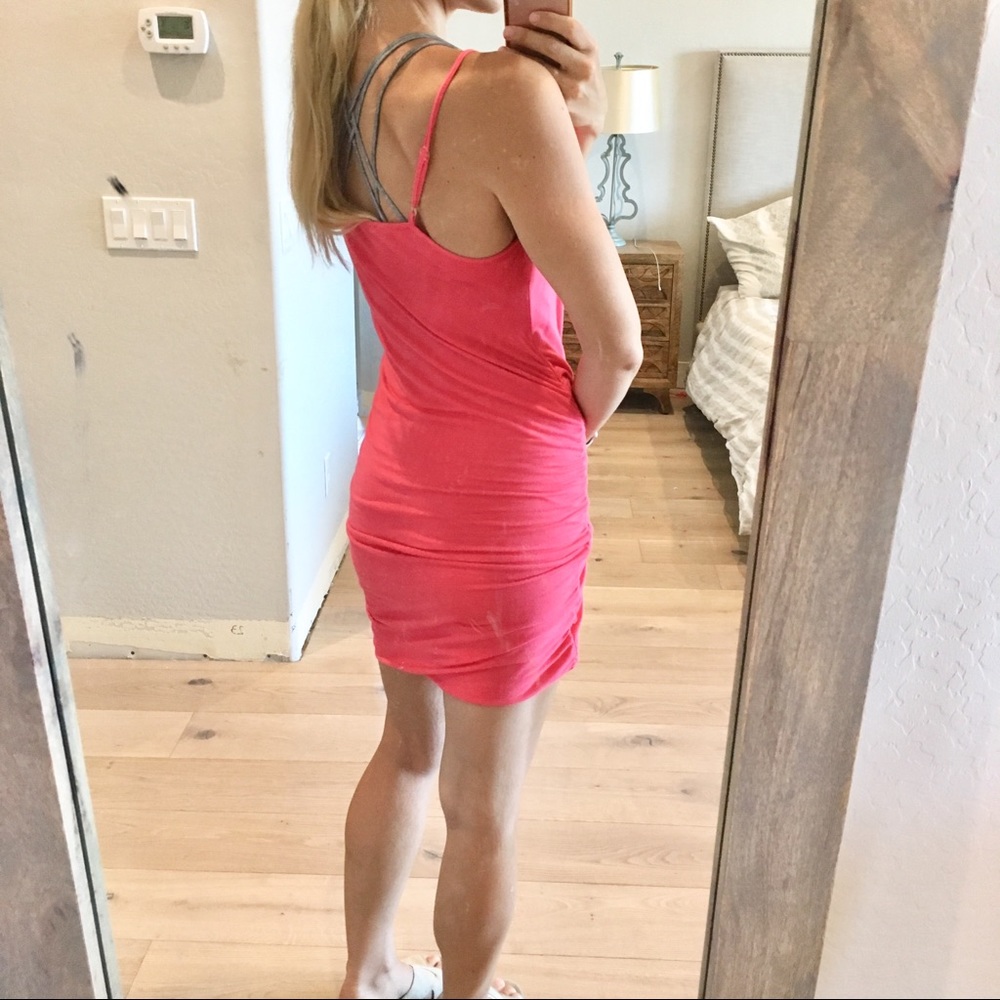 Splendid Ruched Mini Dress - Picture 3 of 7